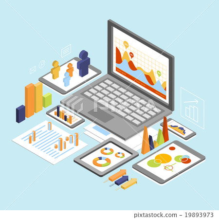 Business Analysis Isometric Business Analysis Isometric 19893973