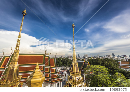 Wat Ratchanaddaram and Loha Prasat Metal Palace Wat Ratchanaddaram and Loha Prasat Metal Palace 19893975