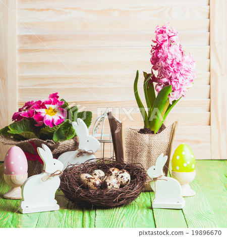 Easter bunnies decor 19896670