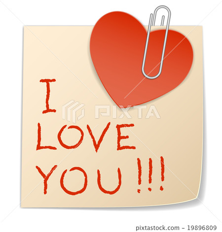 sticker heart and paper clip sticker heart and paper clip 19896809