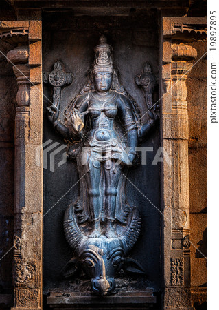 Hindu goddess Durga Mahisaurmardini image Hindu goddess Durga Mahisaurmardini image 19897895