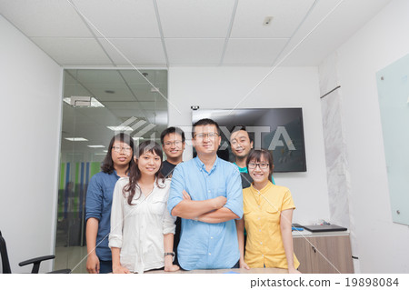 Asian business people group team leader boss 19898084