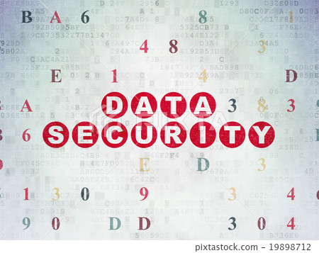Privacy concept: Data Security on Digital Paper Privacy concept: Data Security on Digital Paper 19898712
