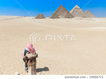 pyramids with a Giza in Cairo, Egypt. pyramids with a Giza in Cairo, Egypt. 19898721