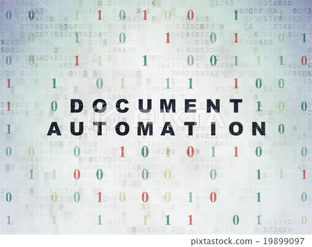 Business concept: Document Automation on Digital Business concept: Document Automation on Digital 19899097