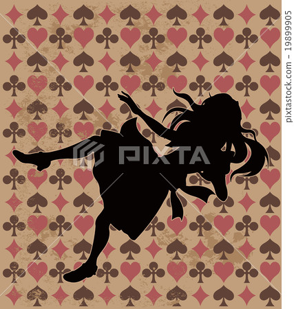 Falling Alice Silhouette 19899905