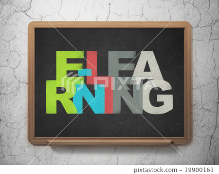 Studying concept: E-learning on School Board Studying concept: E-learning on School Board 19900161