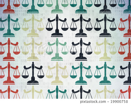 Law concept: Scales icons on Digital Paper Law concept: Scales icons on Digital Paper 19900758