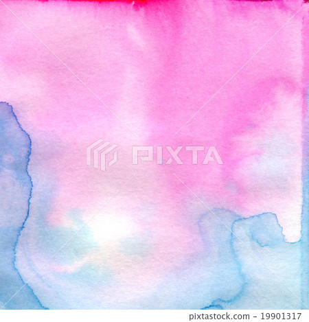 Blue pink turquoise watercolor blend texture image 19901317