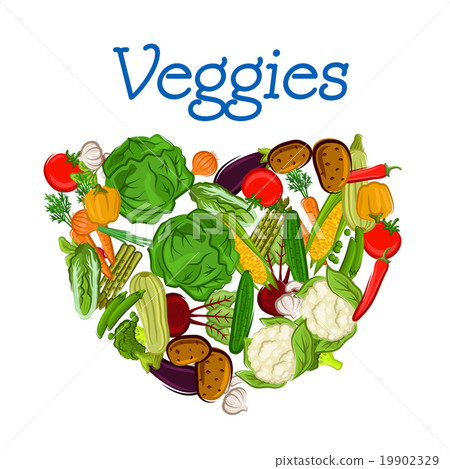 Healthy heart from fresh vegetables Healthy heart from fresh vegetables 19902329