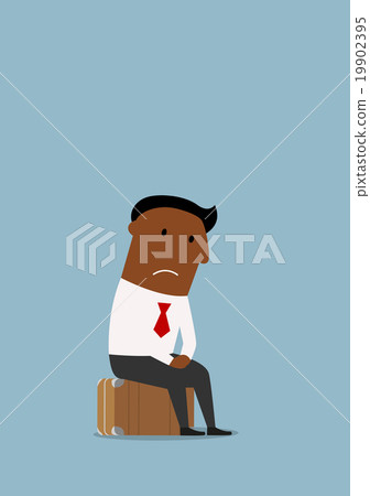 Frustrated businessman lost his job 19902395