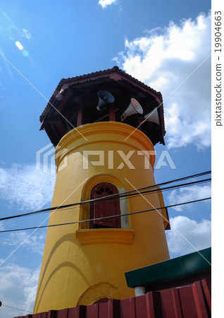Minaret of Batak Rabit Mosque in Perak Minaret of Batak Rabit Mosque in Perak 19904663