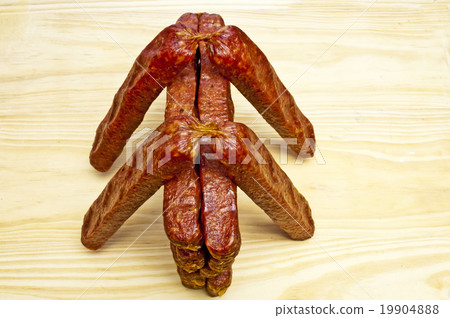 smoked sausage of the Black Forest smoked sausage of the Black Forest 19904888