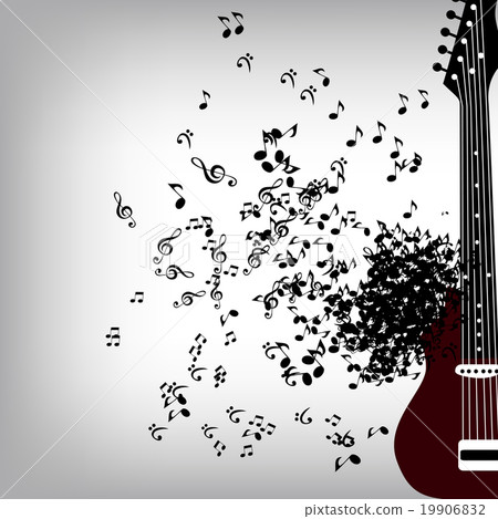Abstract Music Background Vector Illustration for 19906832