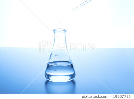 Experiment, Inspection, Research, Science Image, Image Material, Water Droplets, Pipettes and Flasks 19907755