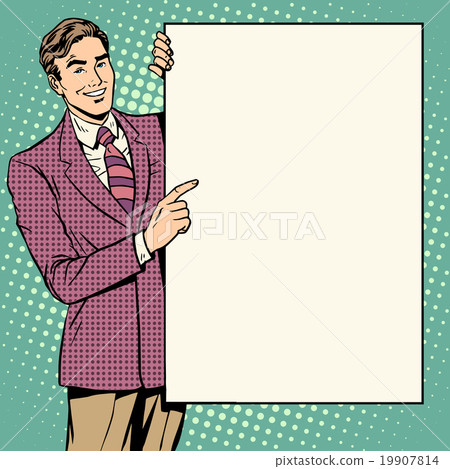 Businessman poster style your brand here Businessman poster style your brand here 19907814