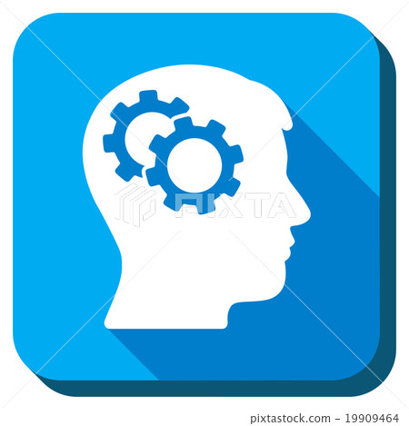 Intellect Flat Icon Intellect Flat Icon 19909464