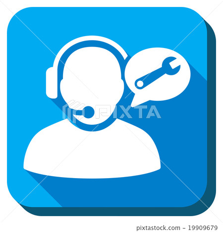 Manager Service Message Icon - Stock Illustration [19909679] - PIXTA