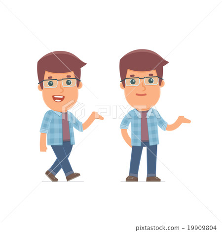 Funny and Cheerful Character Freelancer  Funny and Cheerful Character Freelancer  19909804