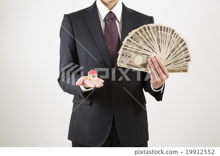 房子和錢的形象 19912552