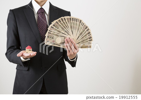 房子和錢的形象 19912555