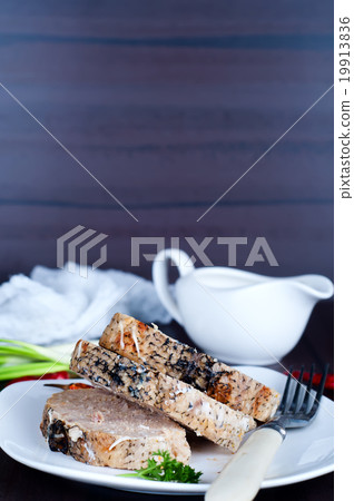 slices of stuffed fish slices of stuffed fish 19913836