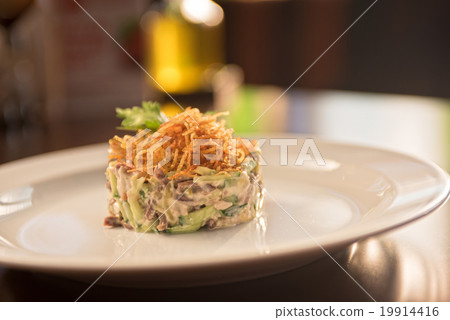 Salad with meat vegetable 19914416