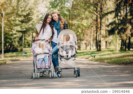 Family walk in the park 19914846