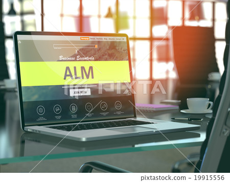 ALM Concept on Laptop Screen. 19915556