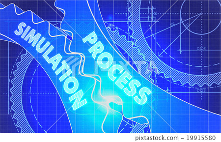 Process Simulation on Blueprint of Cogs. 19915580