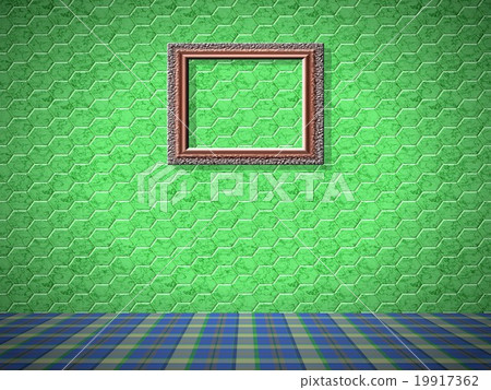 Empty room with picture generated texture Empty room with picture generated texture 19917362