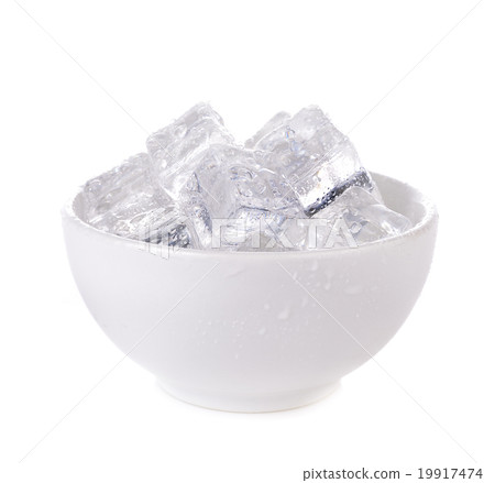 Ice cube in the cup. Ice cube in the cup. 19917474