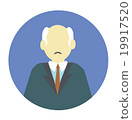 People illustration (old man suit) 19917520