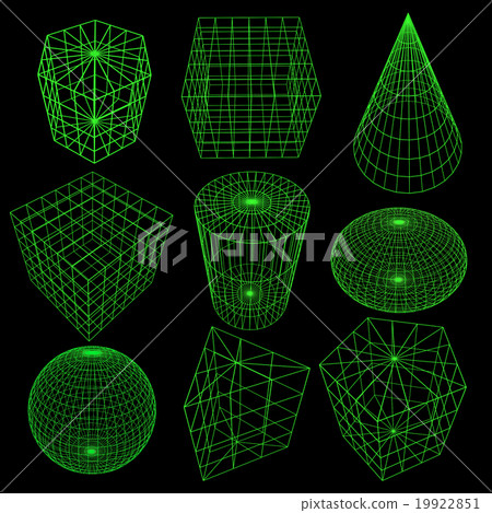 Geometry Wireframe ,3d Geometry Wireframe ,3d 19922851