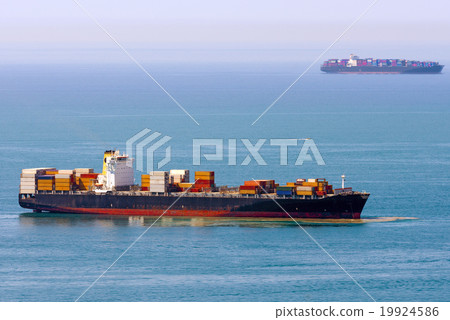 Container Ship - Gulf of La Spezia Italy Container Ship - Gulf of La Spezia Italy 19924586