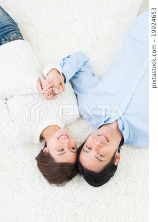 Young couple lifestyle lies down Young couple lifestyle lies down 19924653