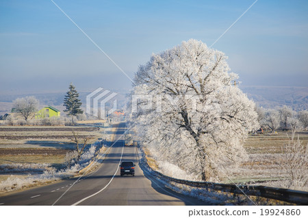 Road through countryside Road through countryside 19924860