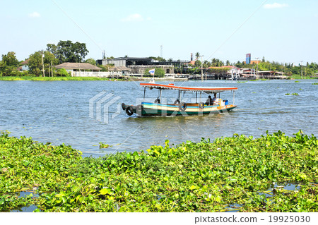 Boat on Chao Phraya river ,Nonthaburi ,Thailand. 19925030
