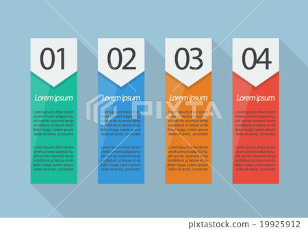 Four steps infographic 19925912