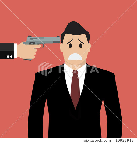 Gun point to businessman head 19925913