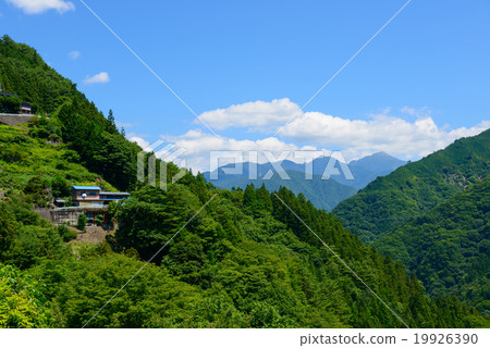 長野飯田首里村和南阿爾卑斯山 19926390