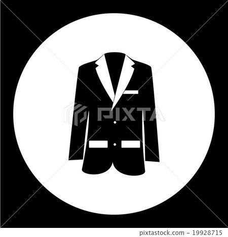 simple modern jacket suit black icon eps10 simple modern jacket suit black icon eps10 19928715