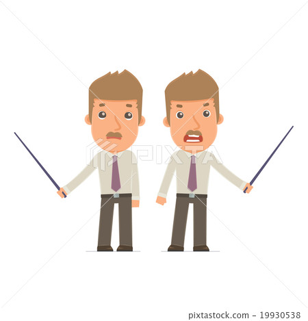 Angry and Sad Character Broker 19930538