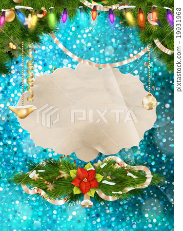 Christmas greeting card. EPS 10 19931968