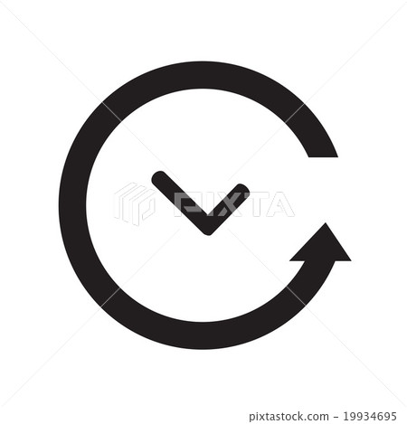 vector black clocks icons. vector black clocks icons. 19934695