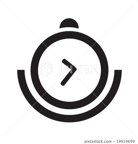 vector round black timer icons vector round black timer icons 19934699
