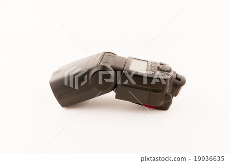 Photo camera flash isolated on white background. Photo camera flash isolated on white background. 19936635