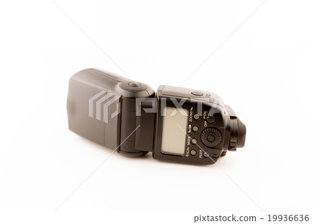 Photo camera flash isolated on white background. Photo camera flash isolated on white background. 19936636