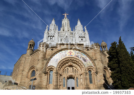 Tibidabo temple, Barcelona, Spain 19937383