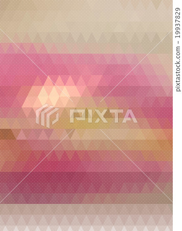 Sweet pink triangles background with dot pattern Sweet pink triangles background with dot pattern 19937829